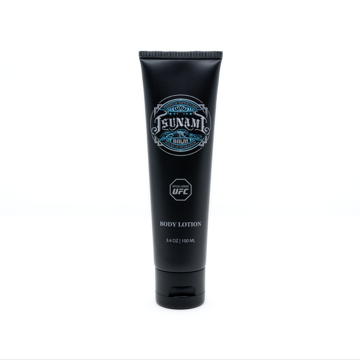 Tsunami Balm Body Lotion 3.4 oz tube, front