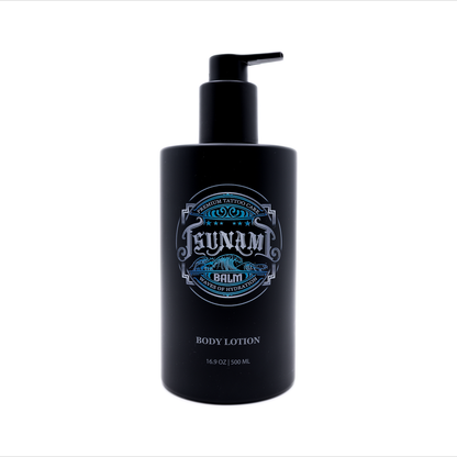 Tsunami Balm Body Lotion 16.9 oz pump bottle, front