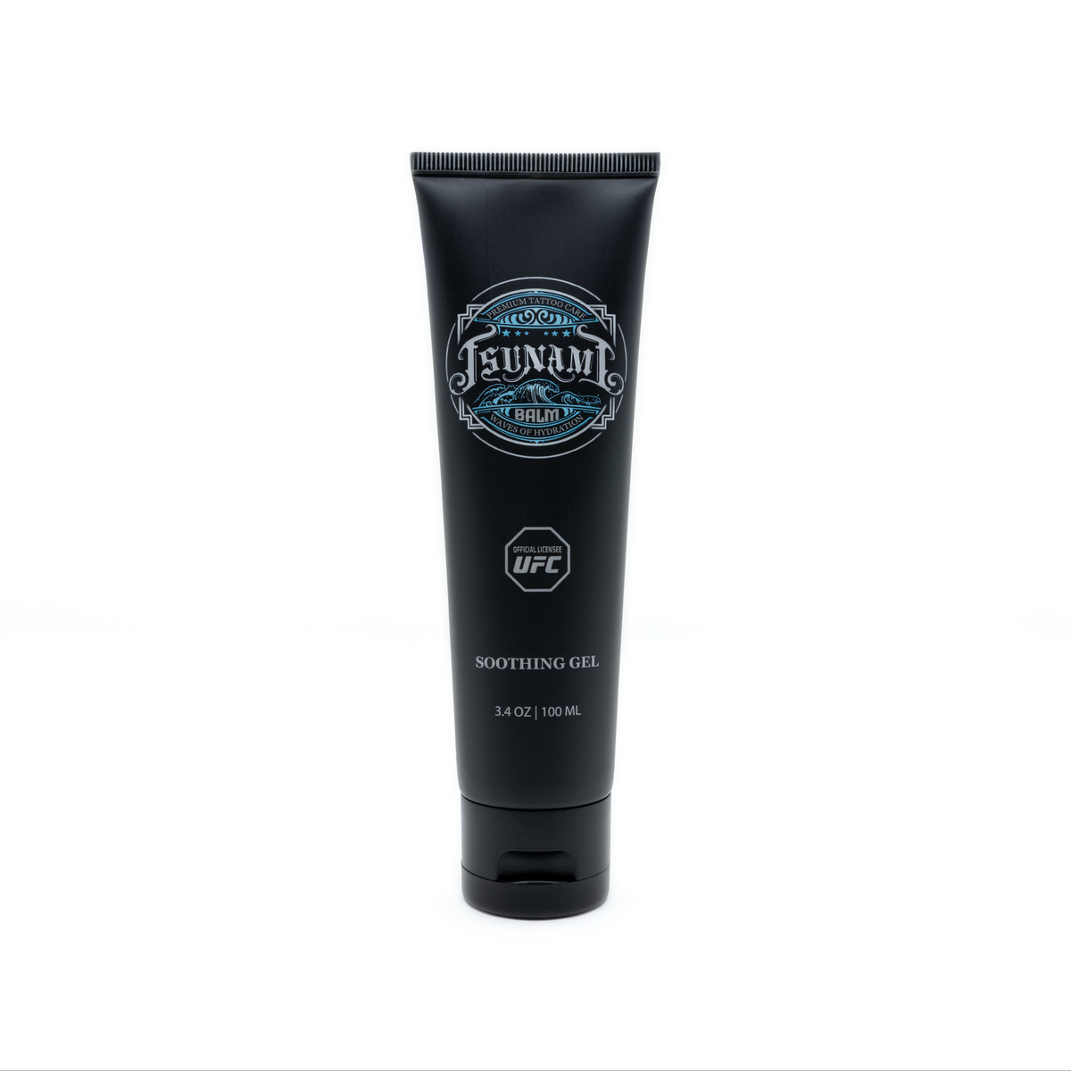 Tsunami Balm Soothing Gel 3.4 oz tube, front