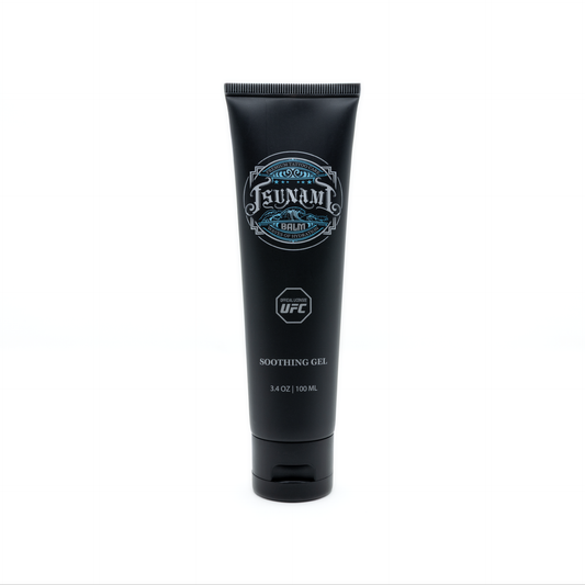 Tsunami Balm Soothing Gel 3.4 oz tube, front