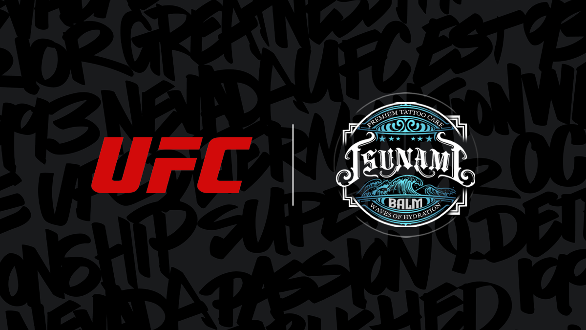 UFC and Tsunami Balm partnership logo lockup
